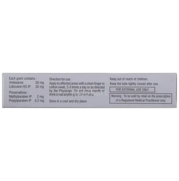 lexanox oral paste 5 gm